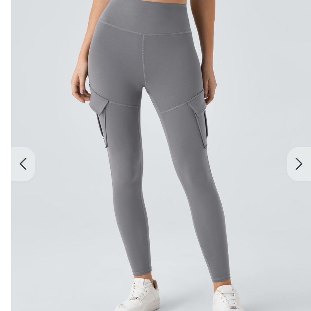 HALARA Gray Cargo Leggings